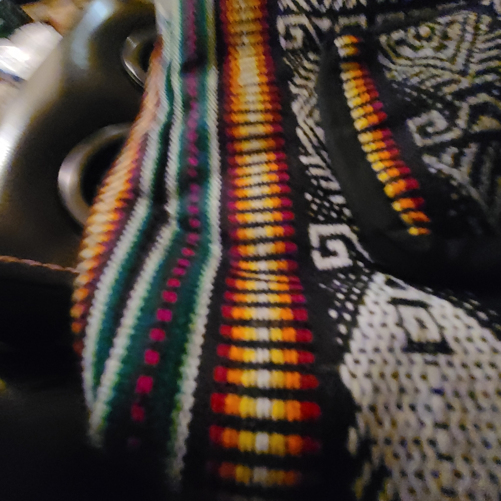 Multicolored Drawstring Backpack